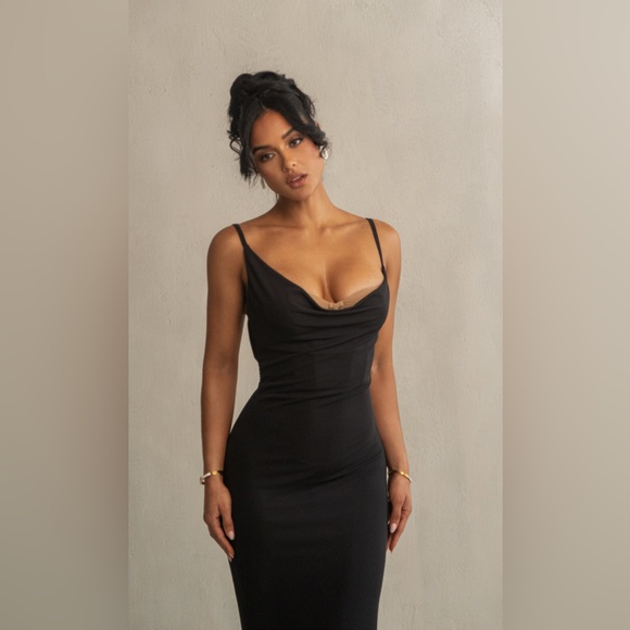 JLUXLABEL Black Maxi Dress - Picture 1 of 7